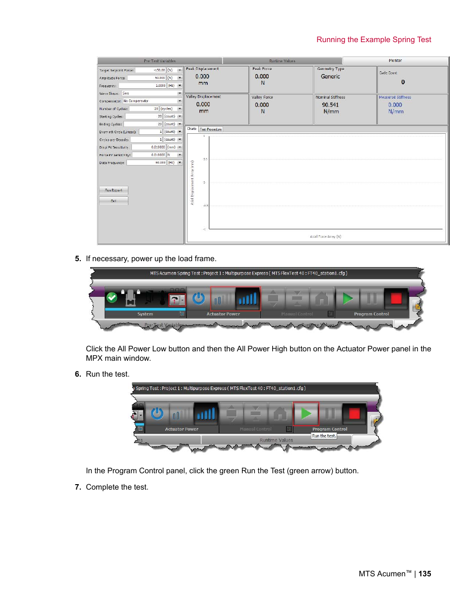 MTS Acumen User Manual | Page 135 / 208