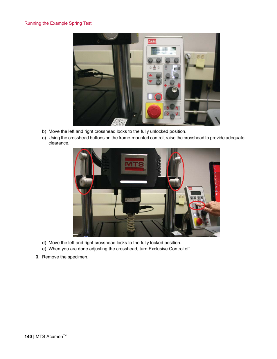 MTS Acumen User Manual | Page 140 / 208