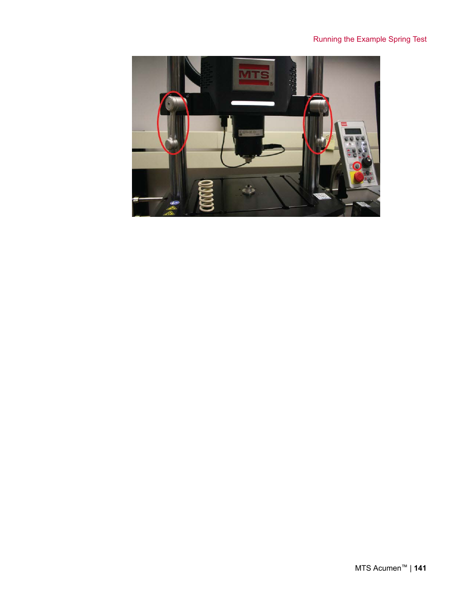 MTS Acumen User Manual | Page 141 / 208