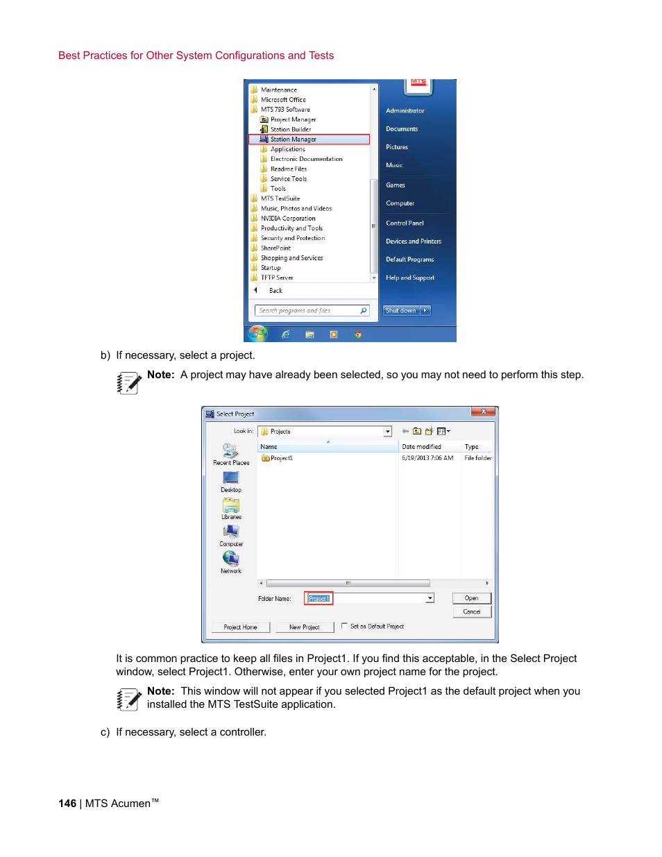 MTS Acumen User Manual | Page 146 / 208