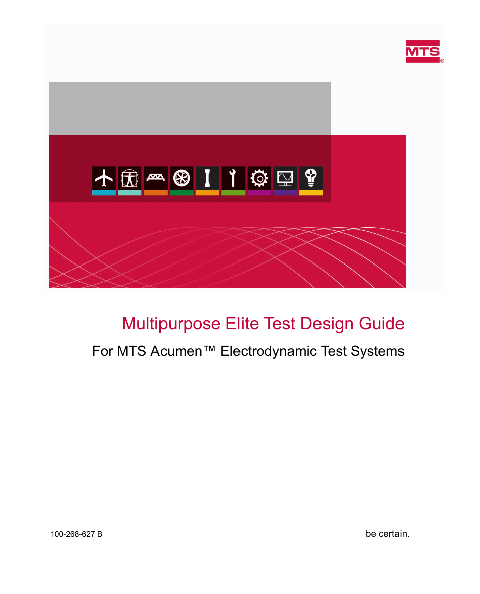 MTS Multipurpose Elite User Manual | 112 pages