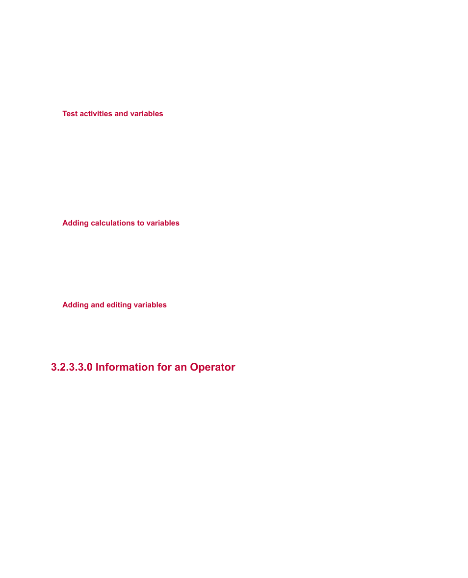 0 information for an operator | MTS Multipurpose Elite User Manual | Page 23 / 112