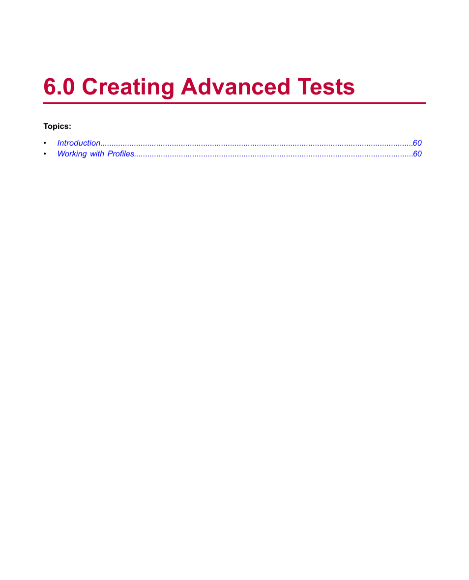 0 creating advanced tests | MTS Multipurpose Elite User Manual | Page 59 / 112