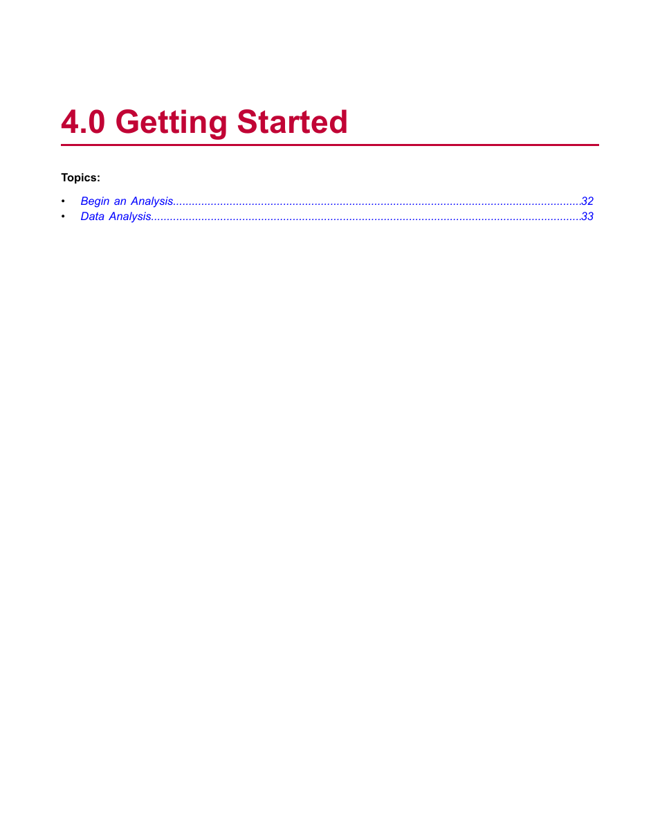 0 getting started | MTS Fatigue Analyzer User Manual | Page 31 / 106