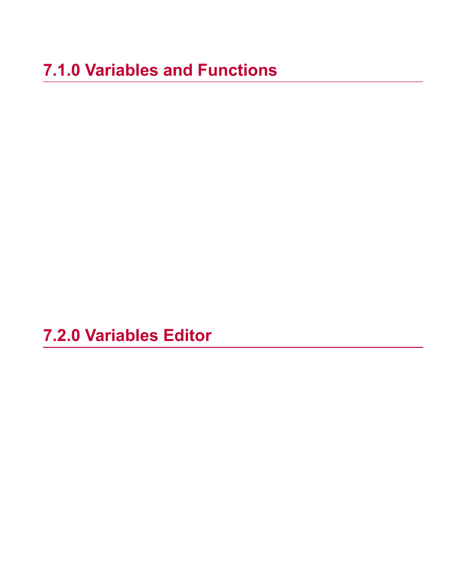 0 variables and functions, 0 variables editor, Variables and functions | Variables editor | MTS Fatigue Analyzer User Manual | Page 70 / 106