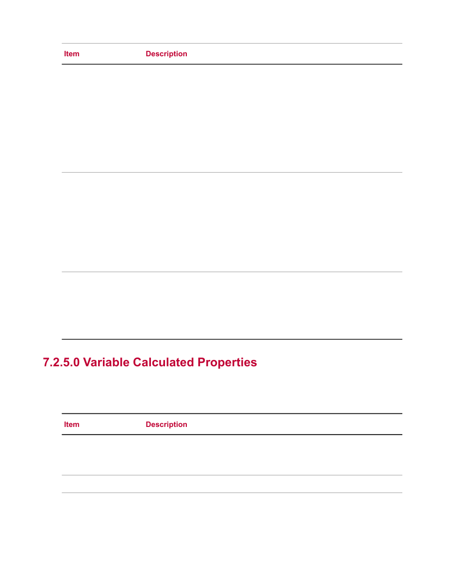 0 variable calculated properties | MTS Fatigue Analyzer User Manual | Page 74 / 106