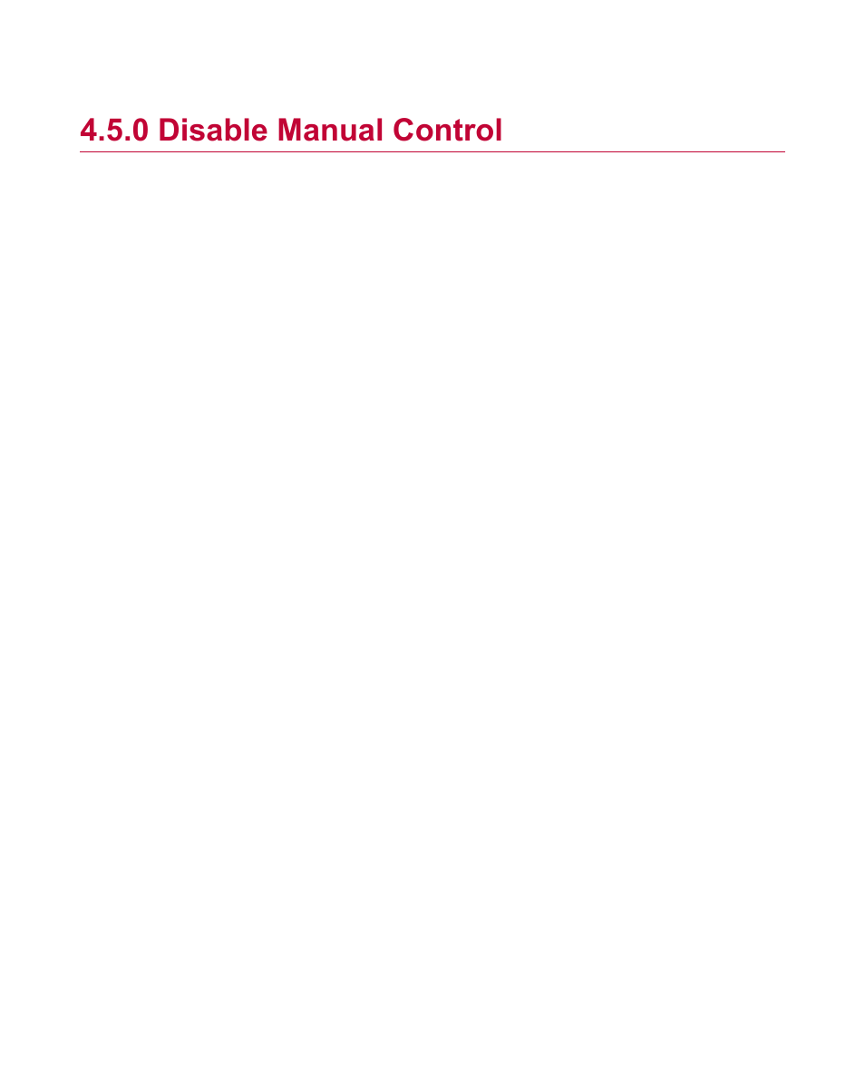 0 disable manual control, Disable manual control | MTS Fatigue Template User Manual | Page 26 / 122