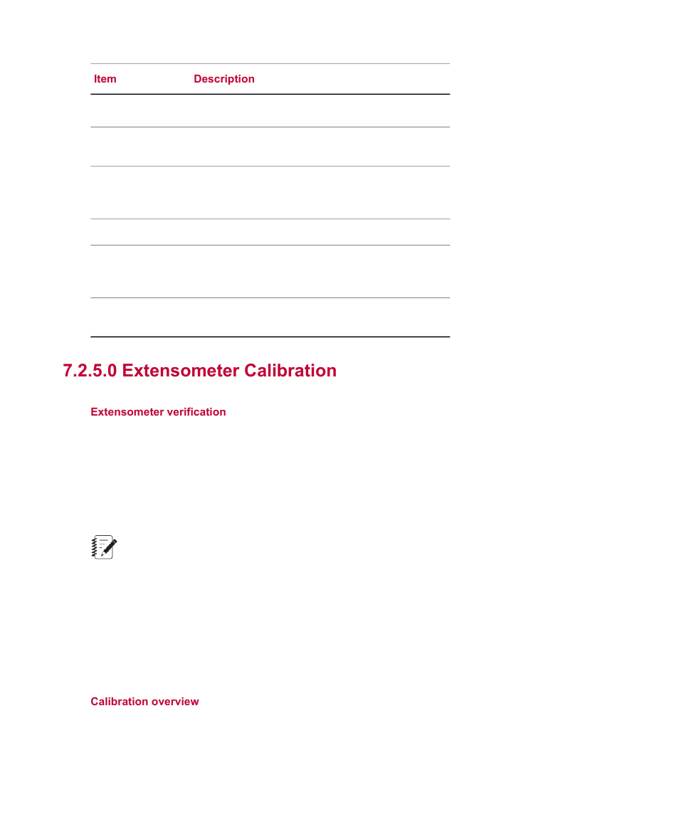 0 extensometer calibration | MTS Fatigue Template User Manual | Page 58 / 122
