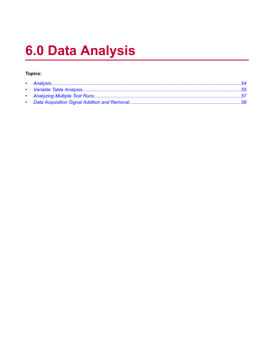 0 data analysis | MTS Fracture Analyzer User Manual | Page 53 / 96