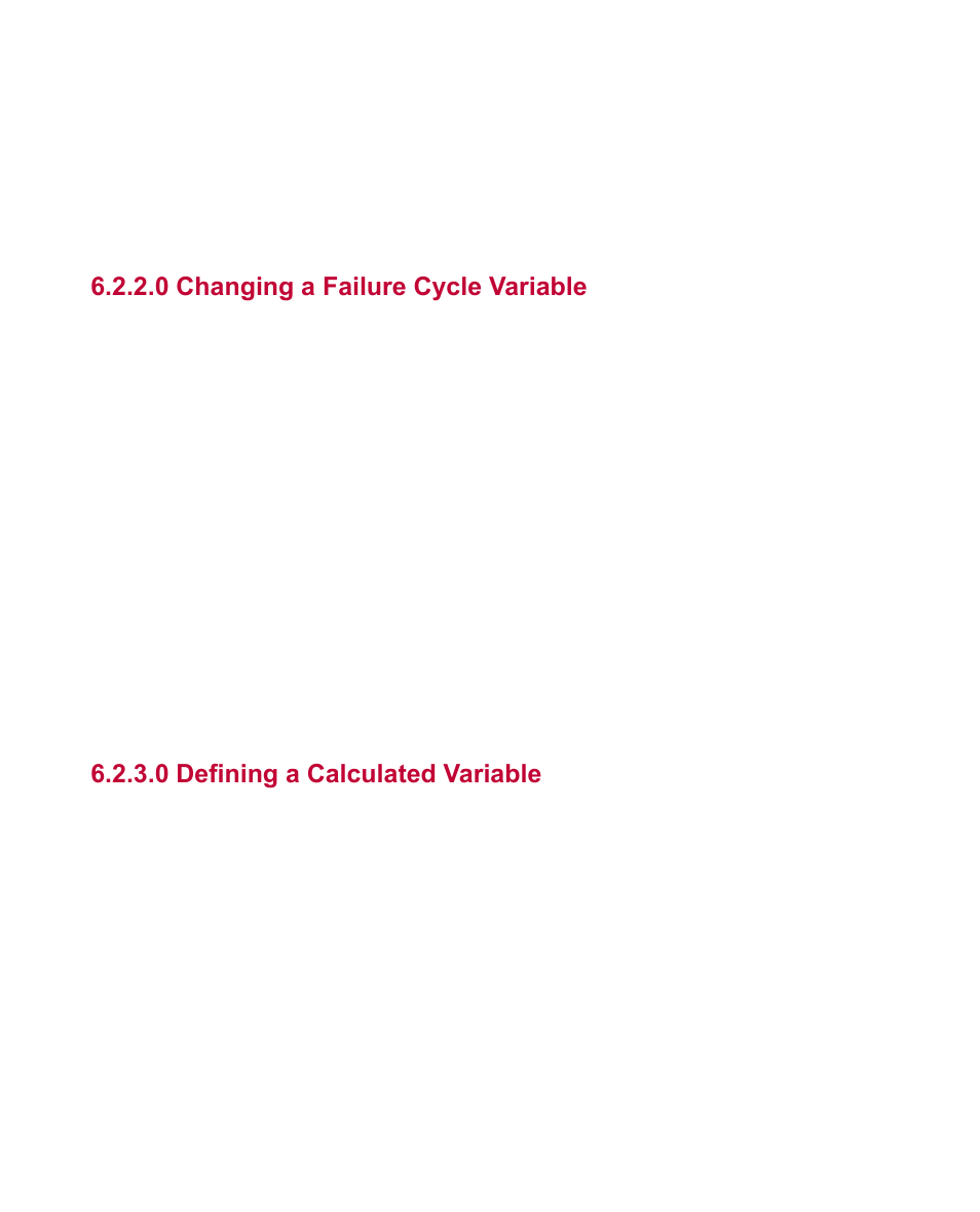 0 changing a failure cycle variable, 0 defining a calculated variable | MTS Fracture Analyzer User Manual | Page 56 / 96