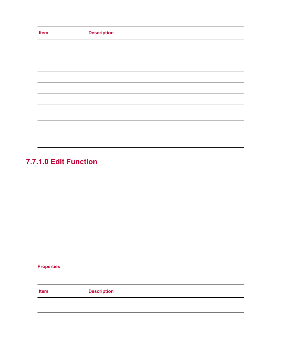 0 edit function | MTS Fracture Analyzer User Manual | Page 87 / 96