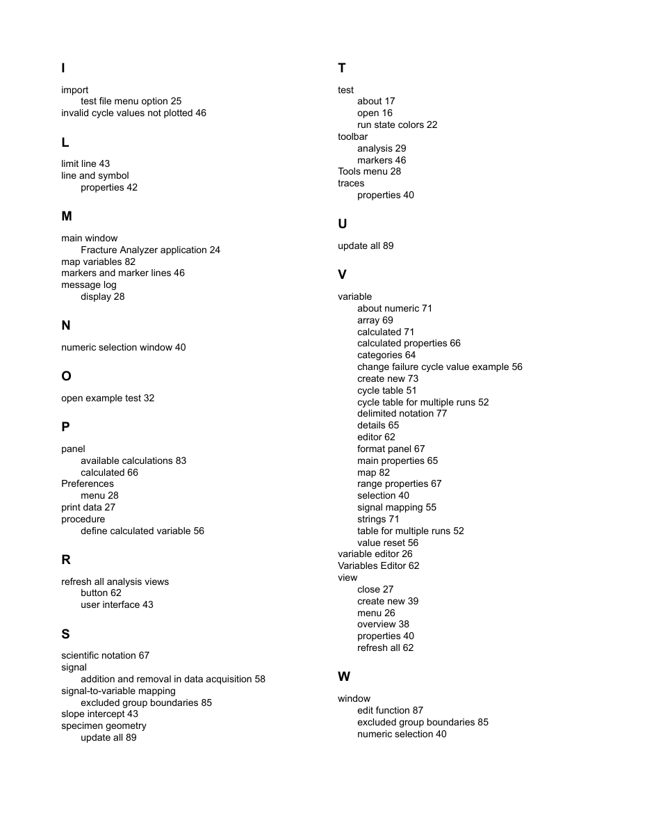 MTS Fracture Analyzer User Manual | Page 94 / 96