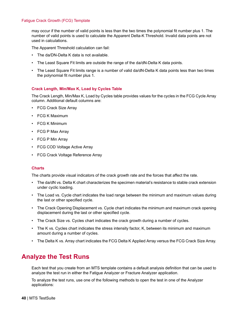 Analyze the test runs | MTS Fracture Template User Manual | Page 40 / 92