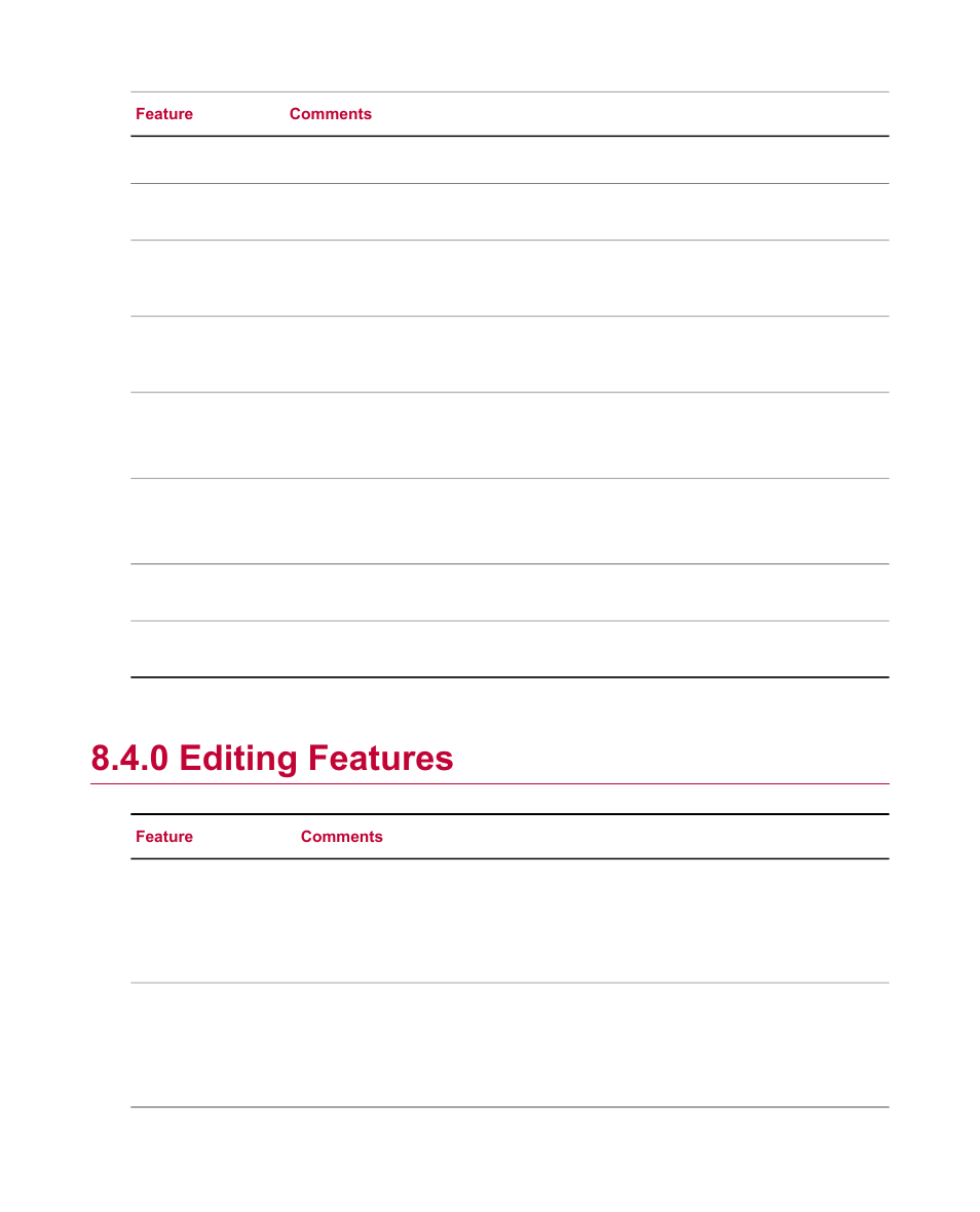 0 editing features, Editing features | MTS Multipurpose Elite Test User Manual | Page 110 / 130