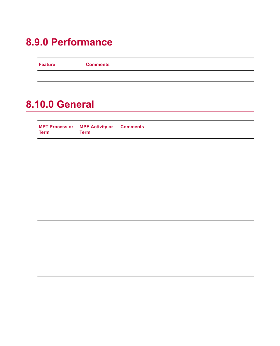 0 performance, 0 general, Performance | General | MTS Multipurpose Elite Test User Manual | Page 118 / 130