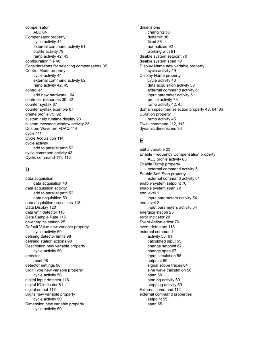 MTS Multipurpose Elite Test User Manual | Page 122 / 130
