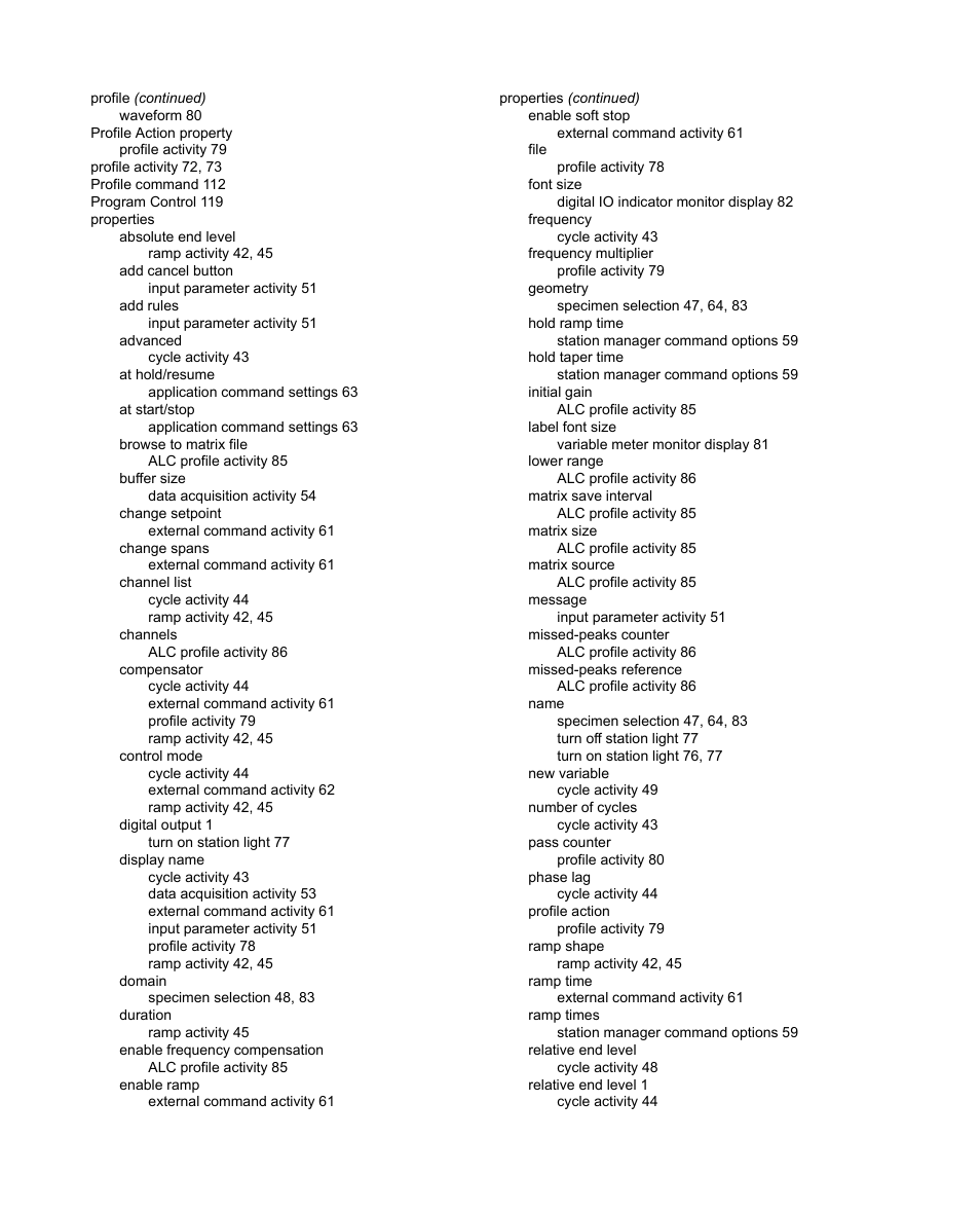 MTS Multipurpose Elite Test User Manual | Page 125 / 130
