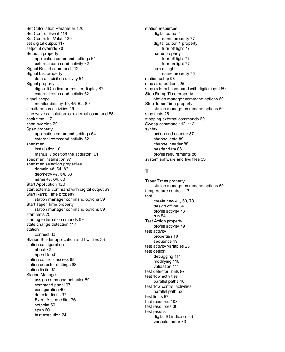 MTS Multipurpose Elite Test User Manual | Page 127 / 130