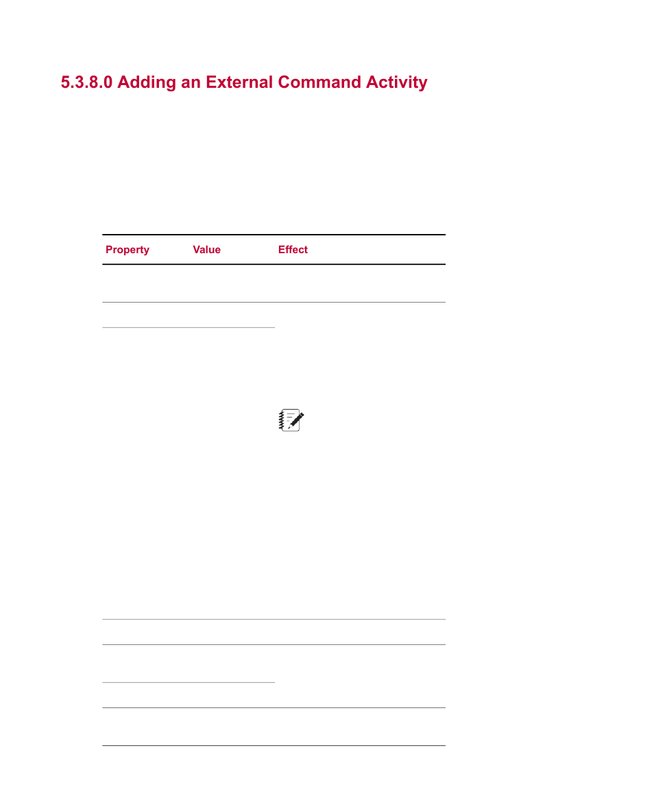 0 adding an external command activity | MTS Multipurpose Elite Test User Manual | Page 61 / 130