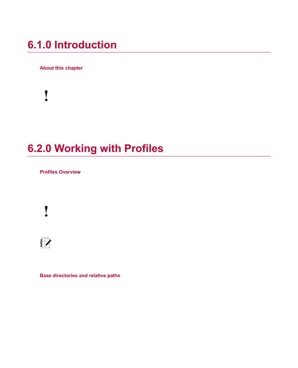 0 introduction, 0 working with profiles | MTS Multipurpose Elite Test User Manual | Page 72 / 130