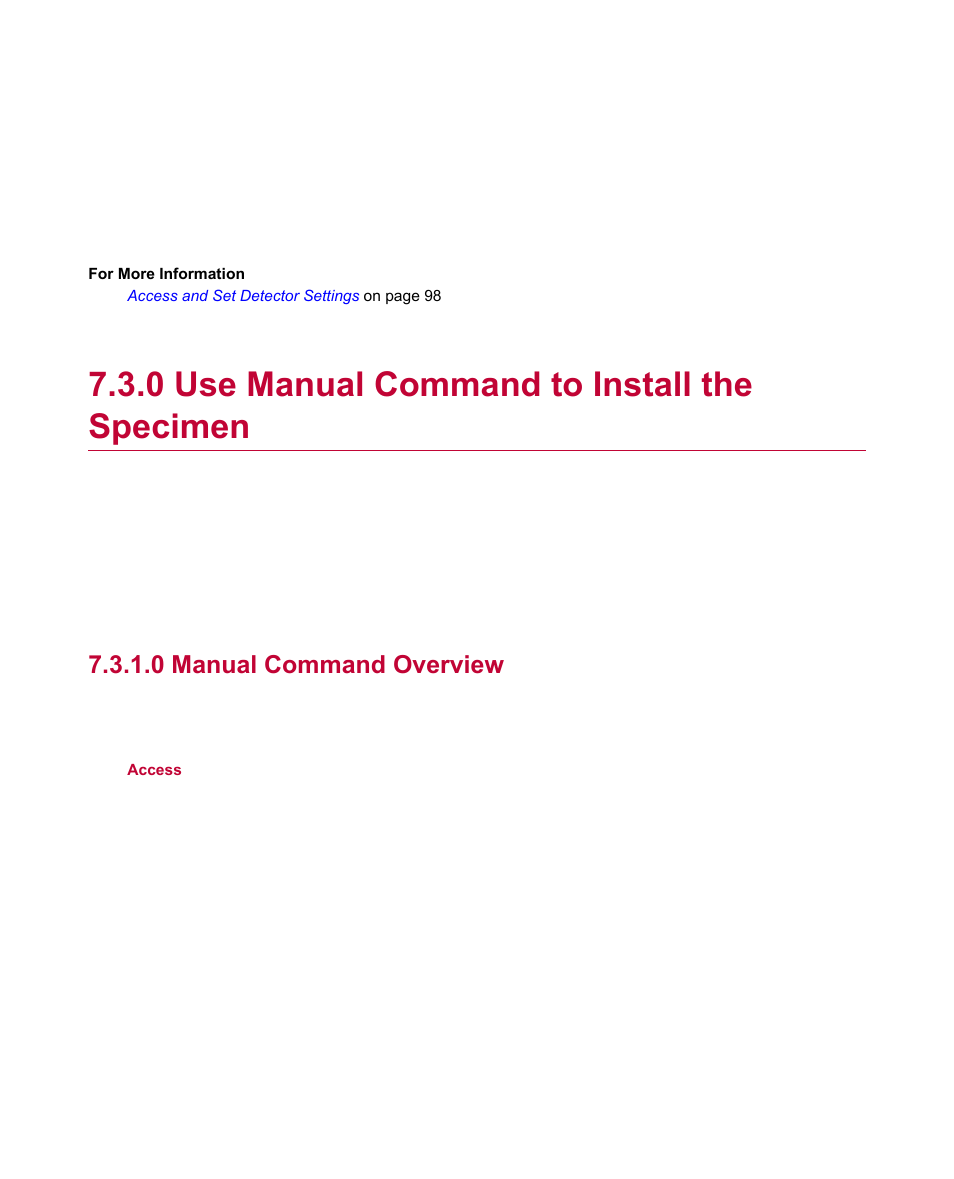 0 use manual command to install the specimen, 0 manual command overview, Use manual command to install the specimen | MTS Multipurpose Elite Test User Manual | Page 99 / 130