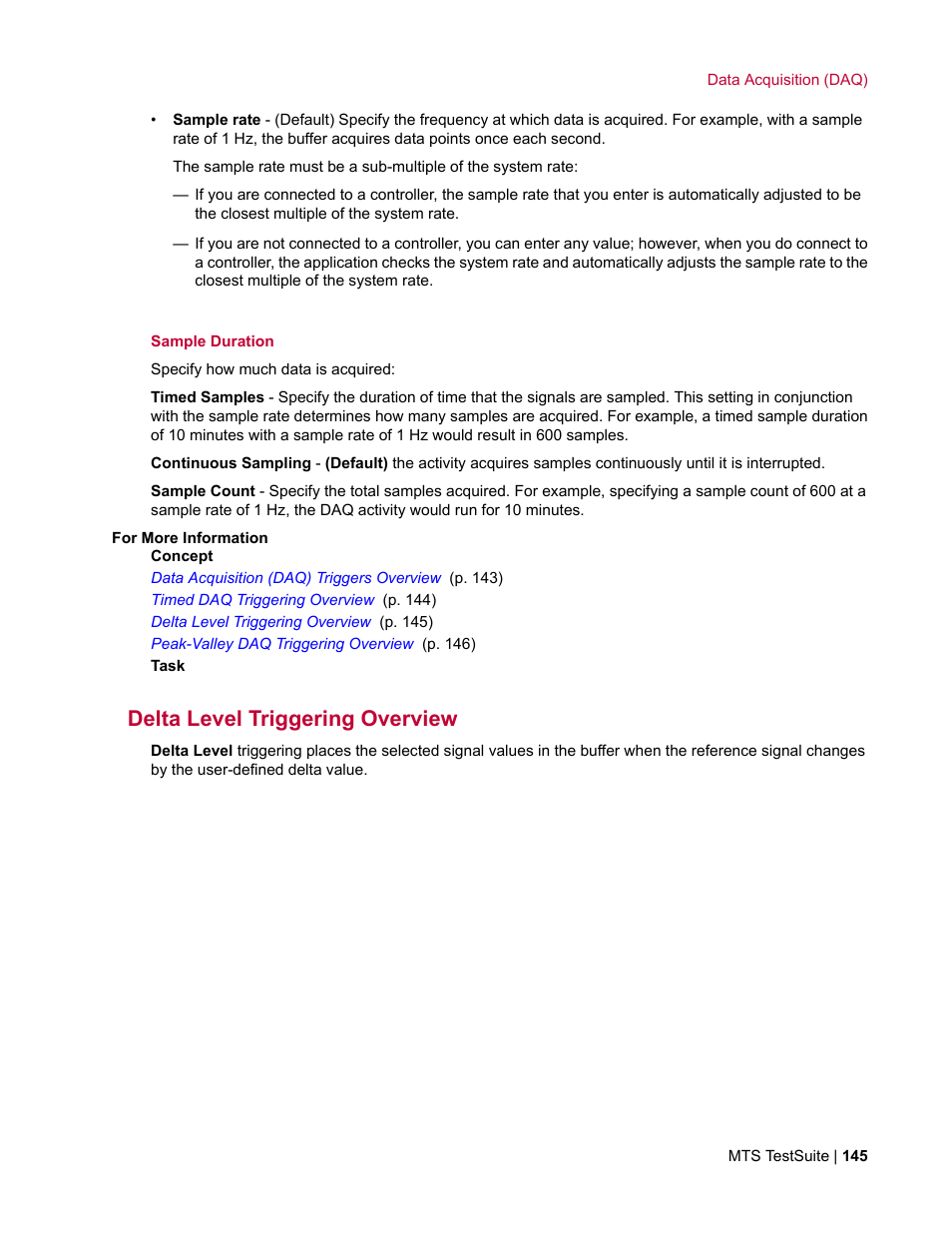 Delta level triggering overview | MTS Multipurpose Elite User Manual | Page 145 / 662