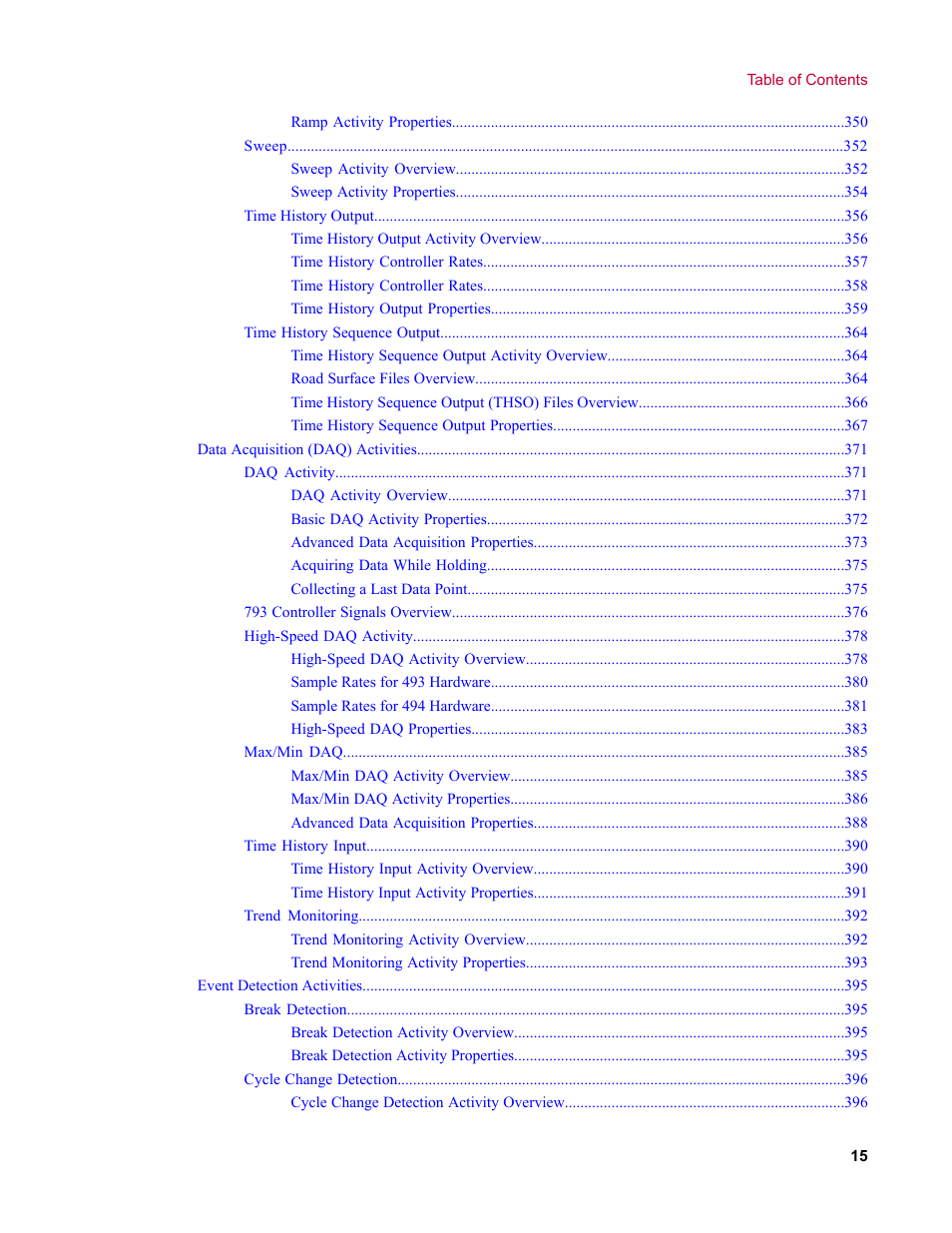 MTS Multipurpose Elite User Manual | Page 15 / 662