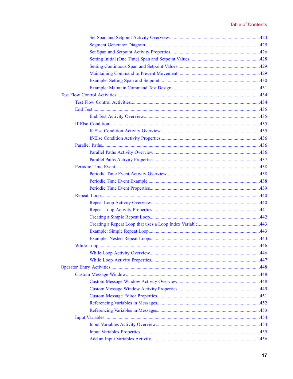 MTS Multipurpose Elite User Manual | Page 17 / 662