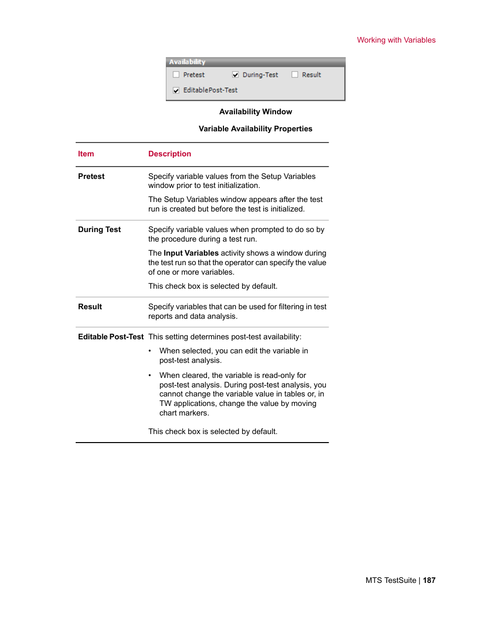 MTS Multipurpose Elite User Manual | Page 187 / 662