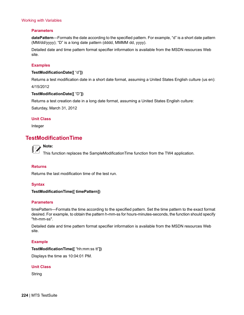 Testmodificationtime | MTS Multipurpose Elite User Manual | Page 224 / 662