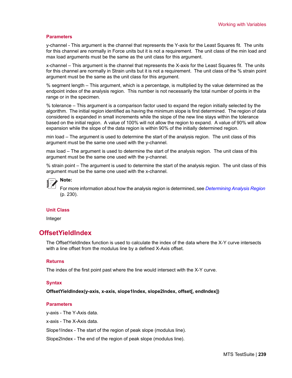 Offsetyieldindex | MTS Multipurpose Elite User Manual | Page 239 / 662