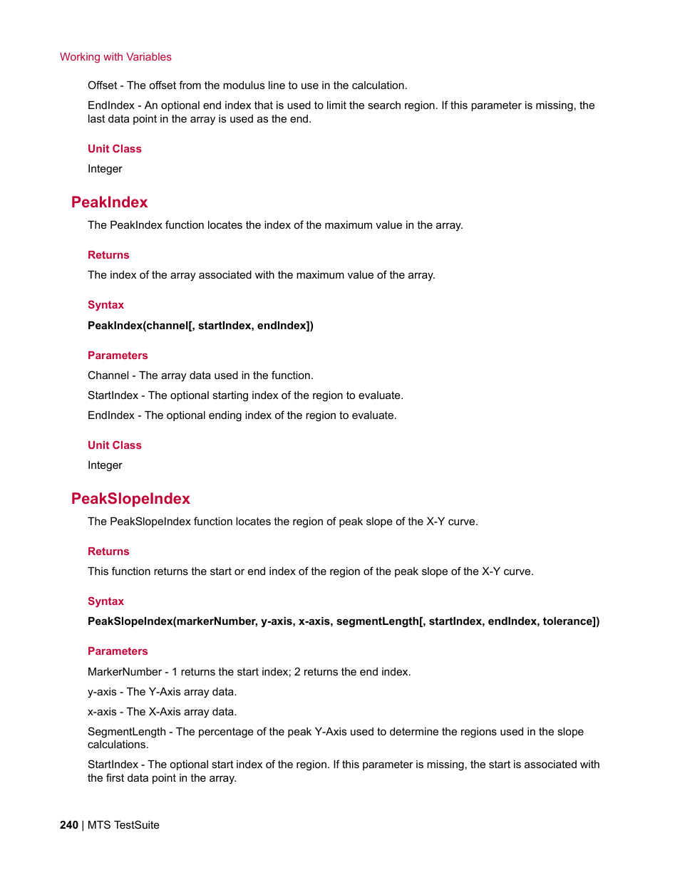 Peakindex, Peakslopeindex | MTS Multipurpose Elite User Manual | Page 240 / 662