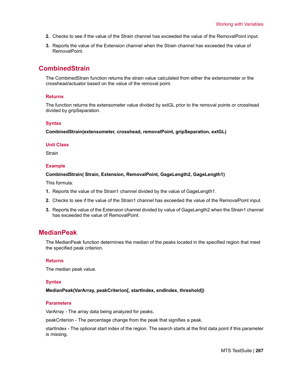 Combinedstrain, Medianpeak | MTS Multipurpose Elite User Manual | Page 267 / 662