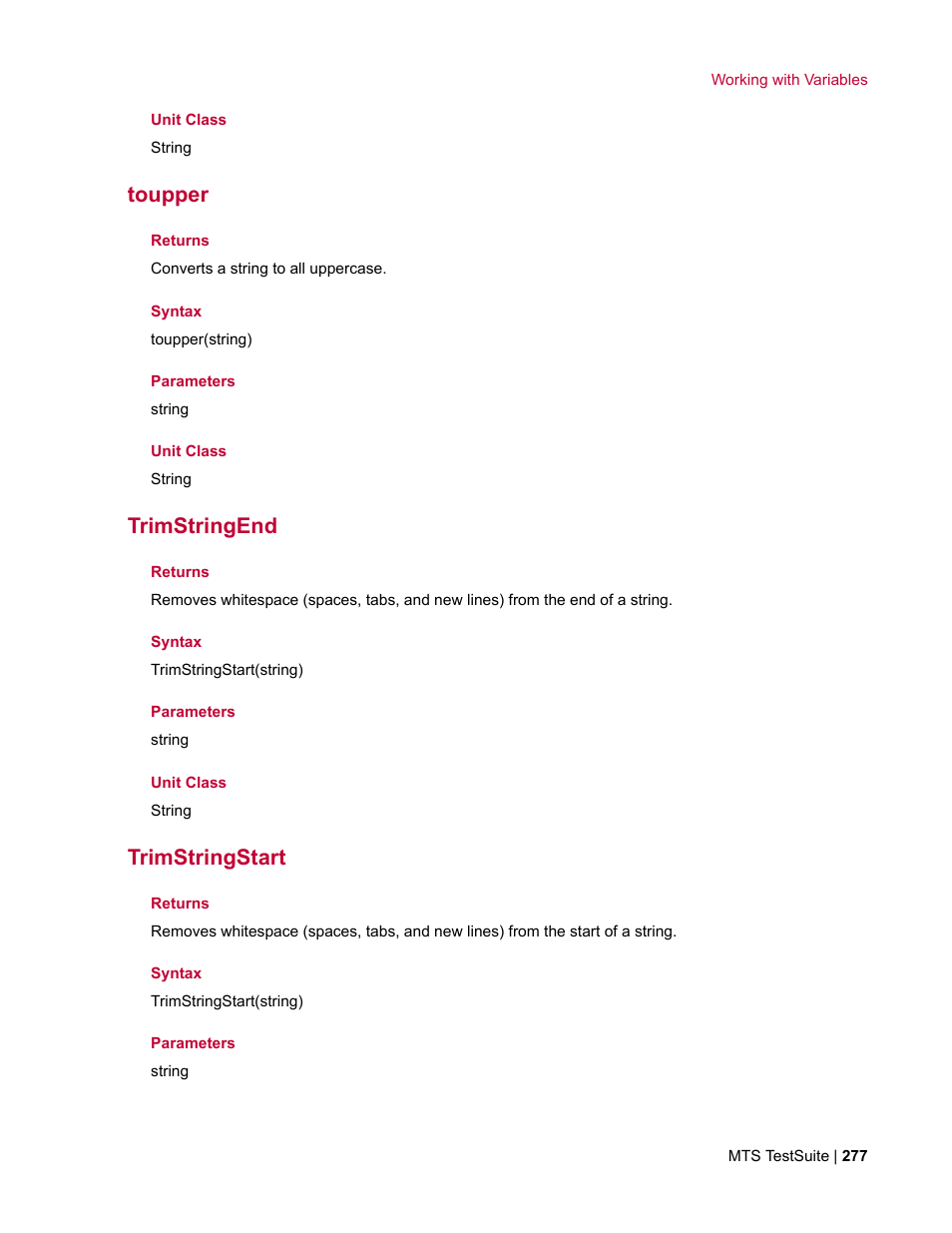 Toupper, Trimstringend, Trimstringstart | MTS Multipurpose Elite User Manual | Page 277 / 662