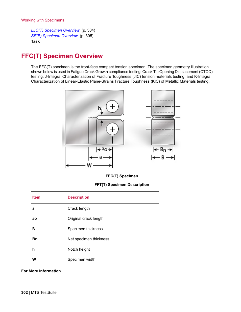 Ffc(t) specimen overview | MTS Multipurpose Elite User Manual | Page 302 / 662