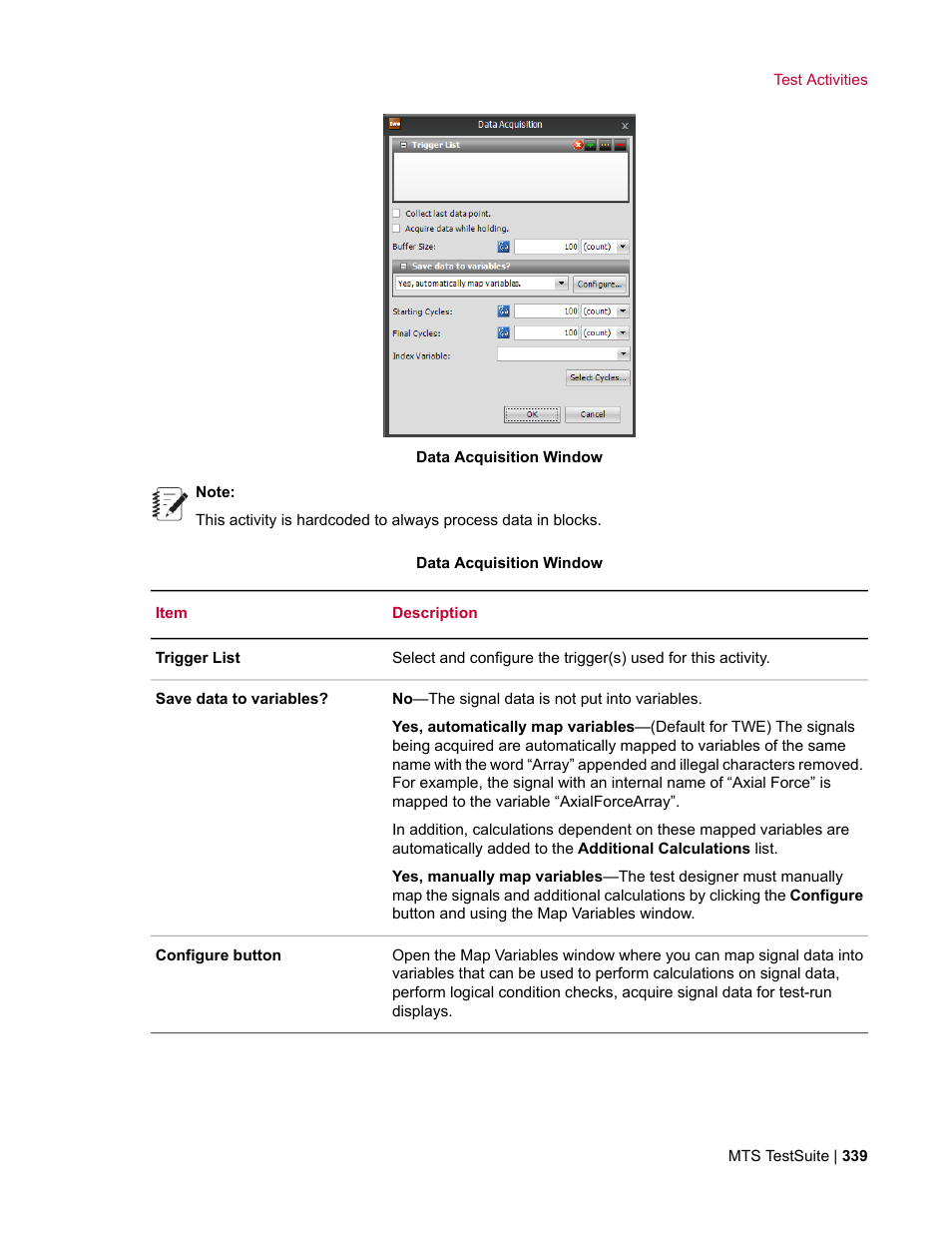 MTS Multipurpose Elite User Manual | Page 339 / 662