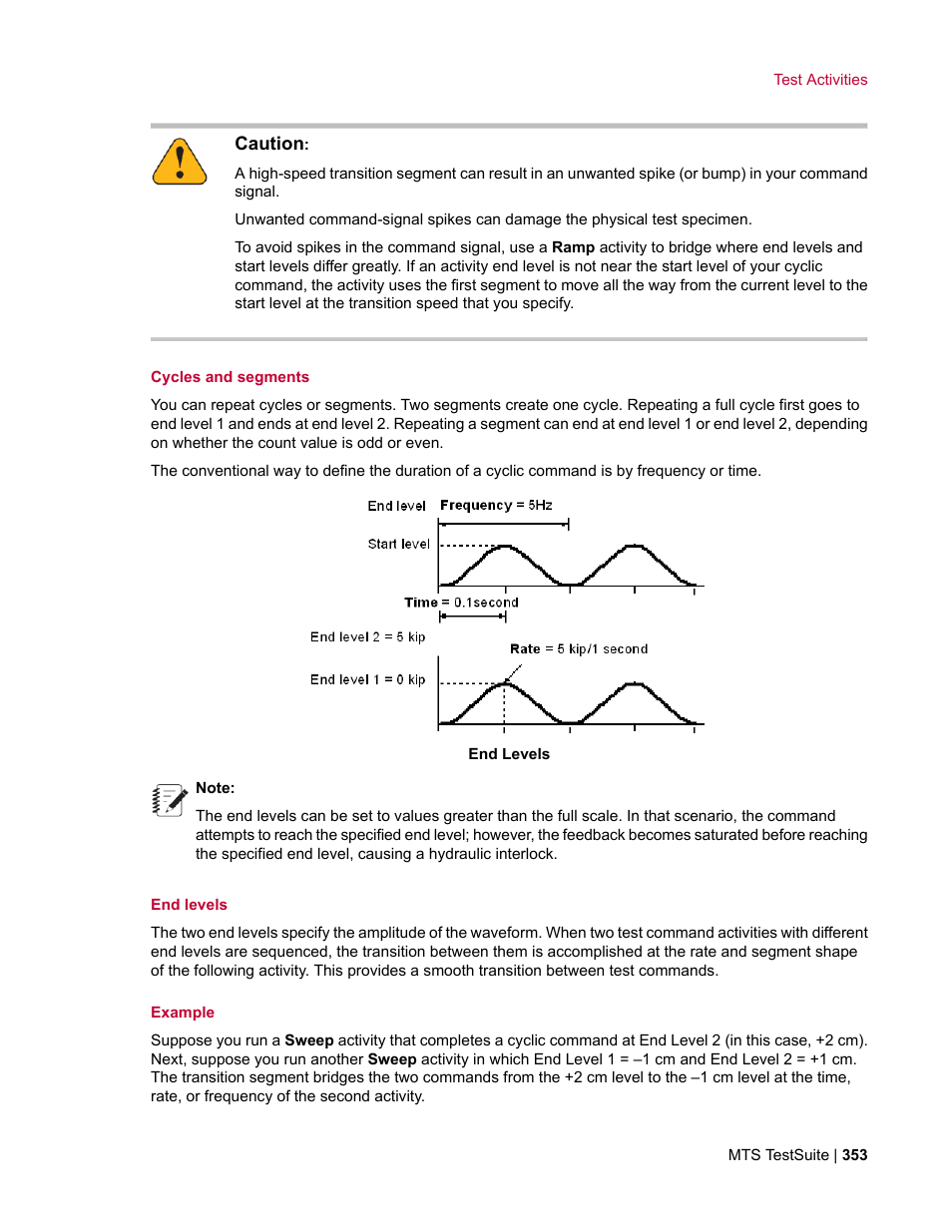 MTS Multipurpose Elite User Manual | Page 353 / 662