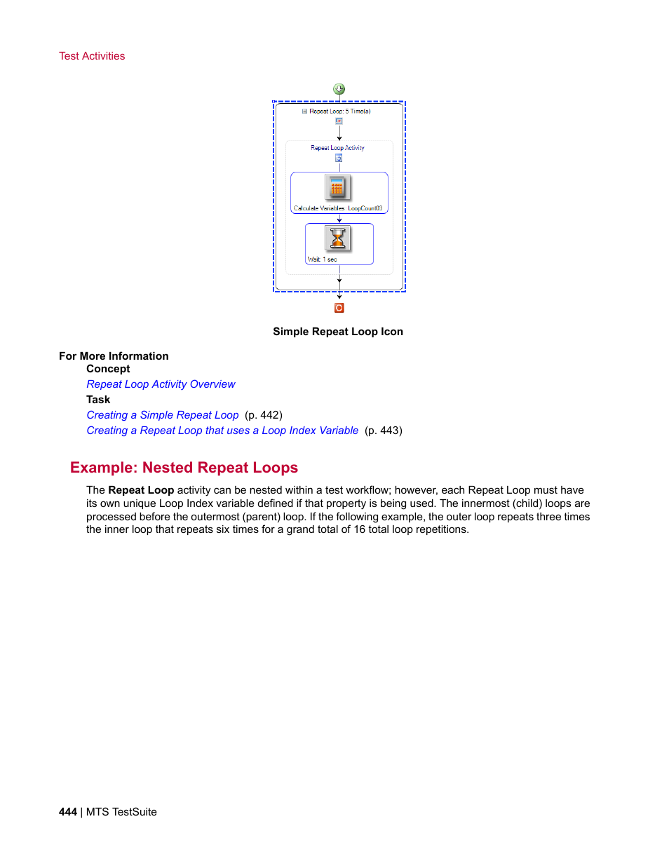 Example: nested repeat loops | MTS Multipurpose Elite User Manual | Page 444 / 662