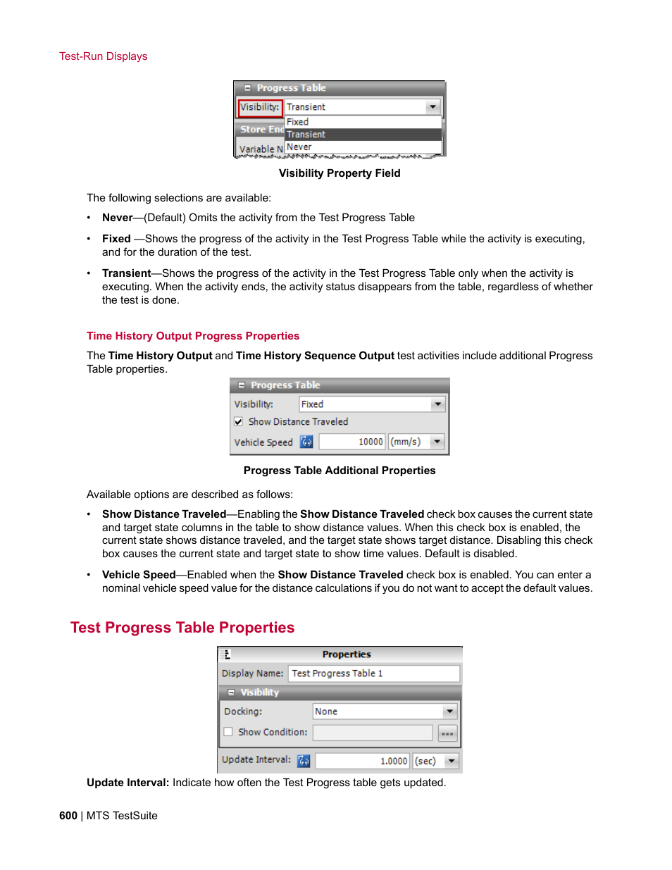 Test progress table properties | MTS Multipurpose Elite User Manual | Page 600 / 662