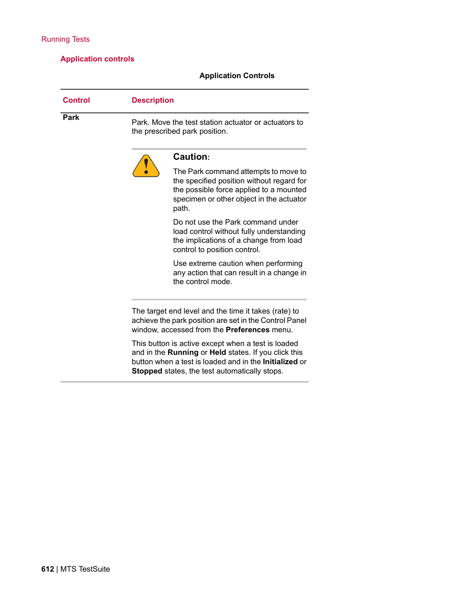 MTS Multipurpose Elite User Manual | Page 612 / 662