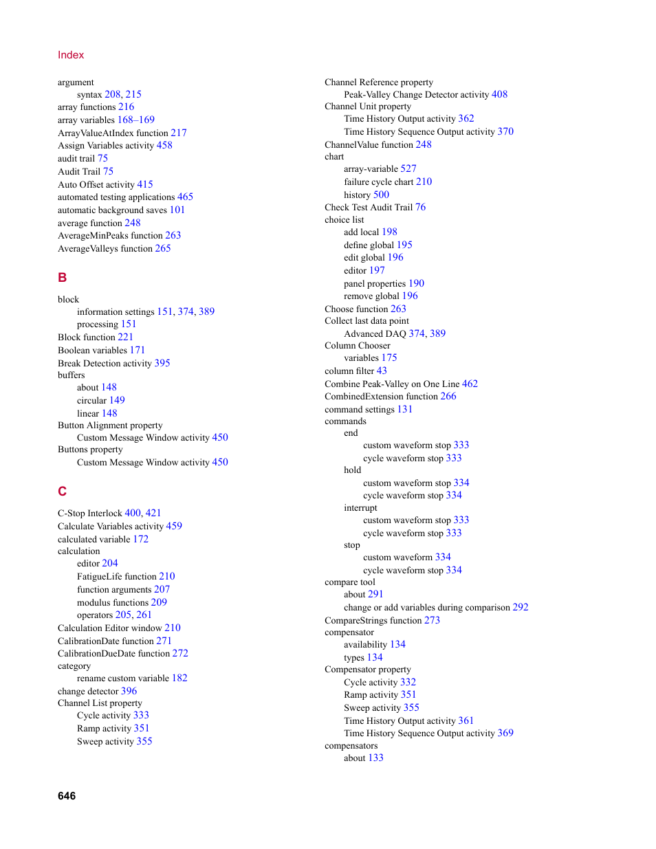 MTS Multipurpose Elite User Manual | Page 646 / 662