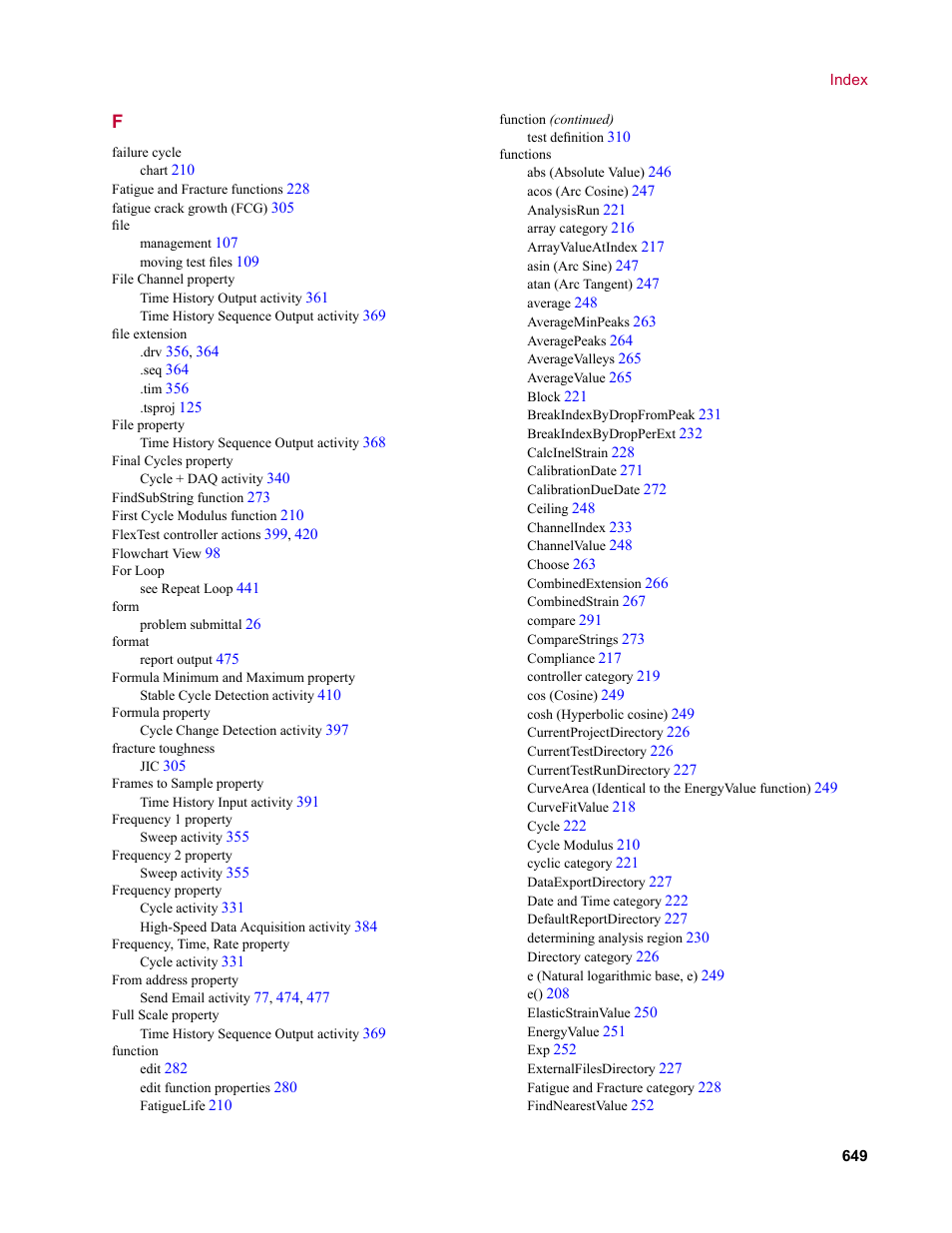 MTS Multipurpose Elite User Manual | Page 649 / 662
