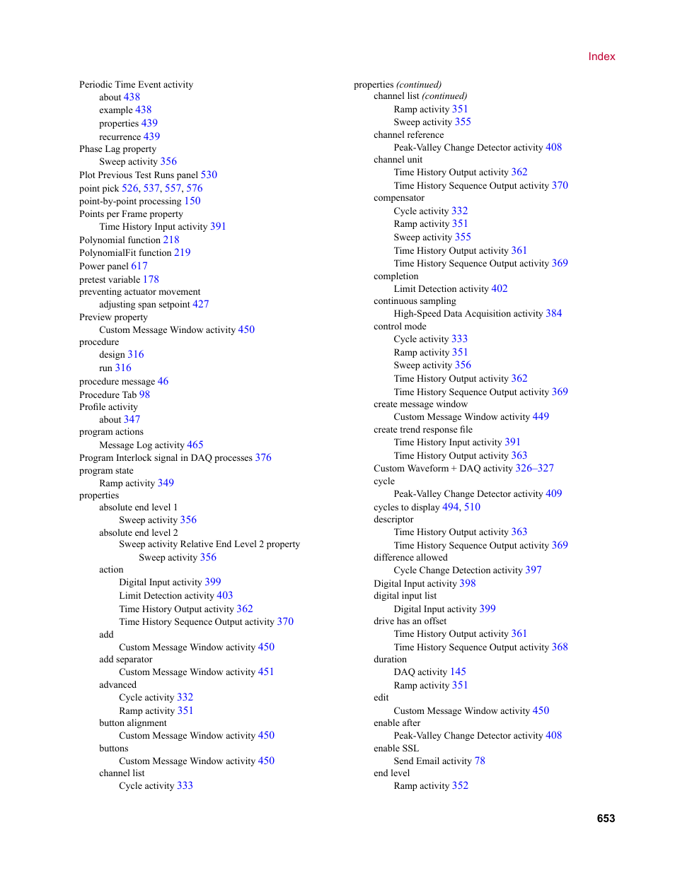 MTS Multipurpose Elite User Manual | Page 653 / 662