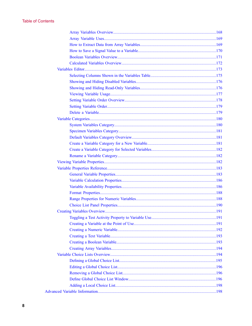 MTS Multipurpose Elite User Manual | Page 8 / 662