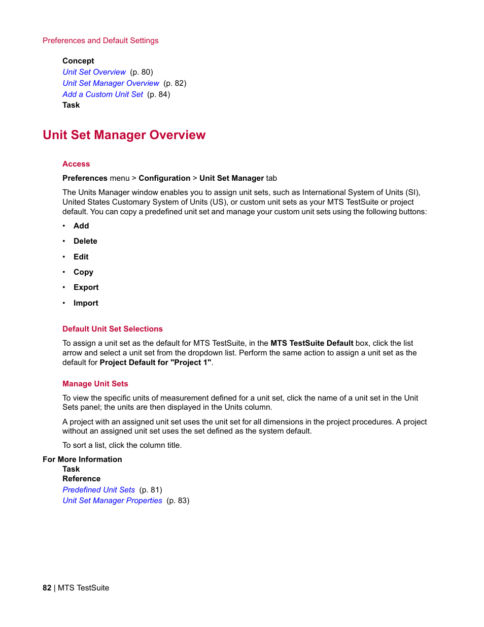 Unit set manager overview | MTS Multipurpose Elite User Manual | Page 82 / 662