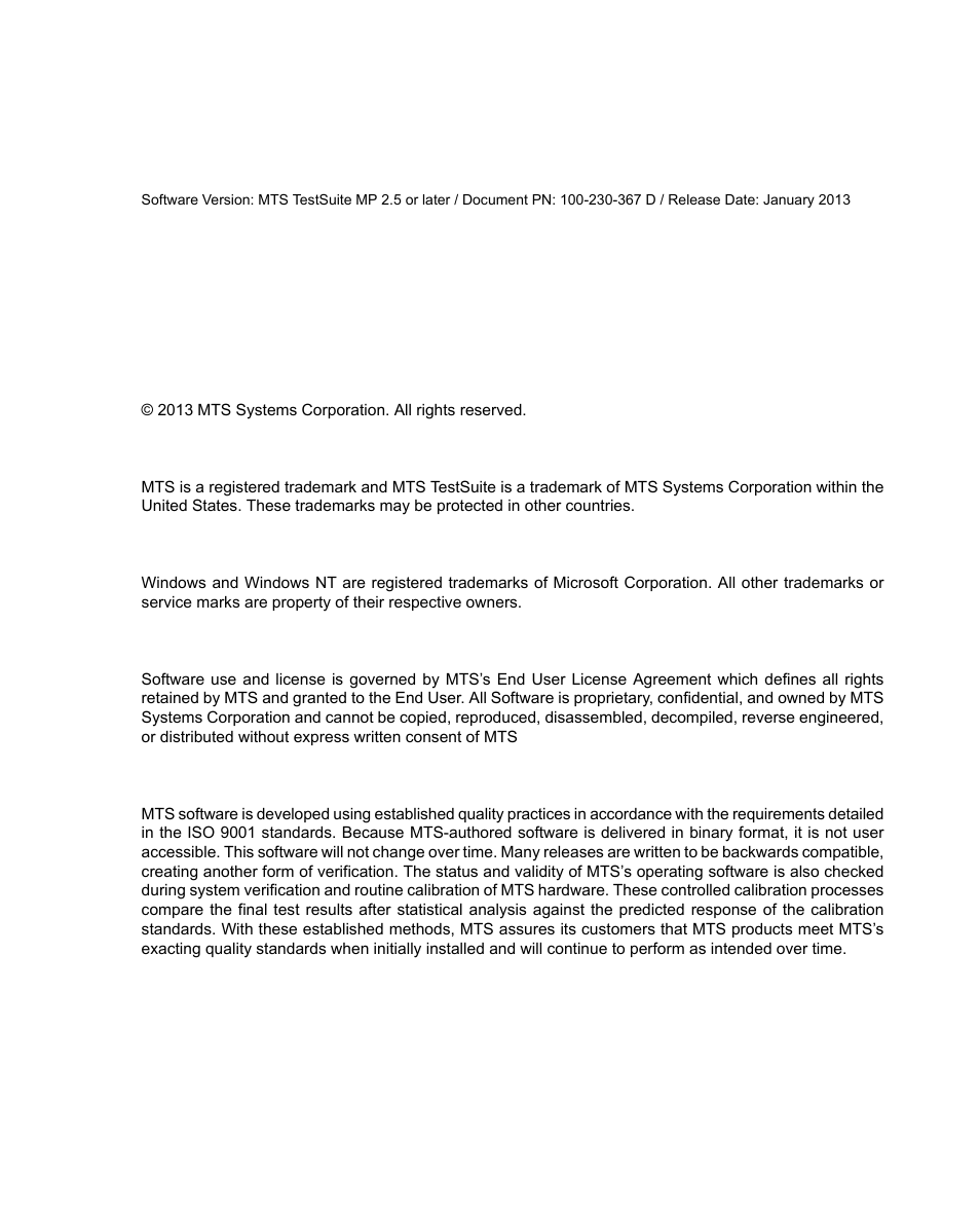 MTS Multipurpose Express User Manual | Page 2 / 34