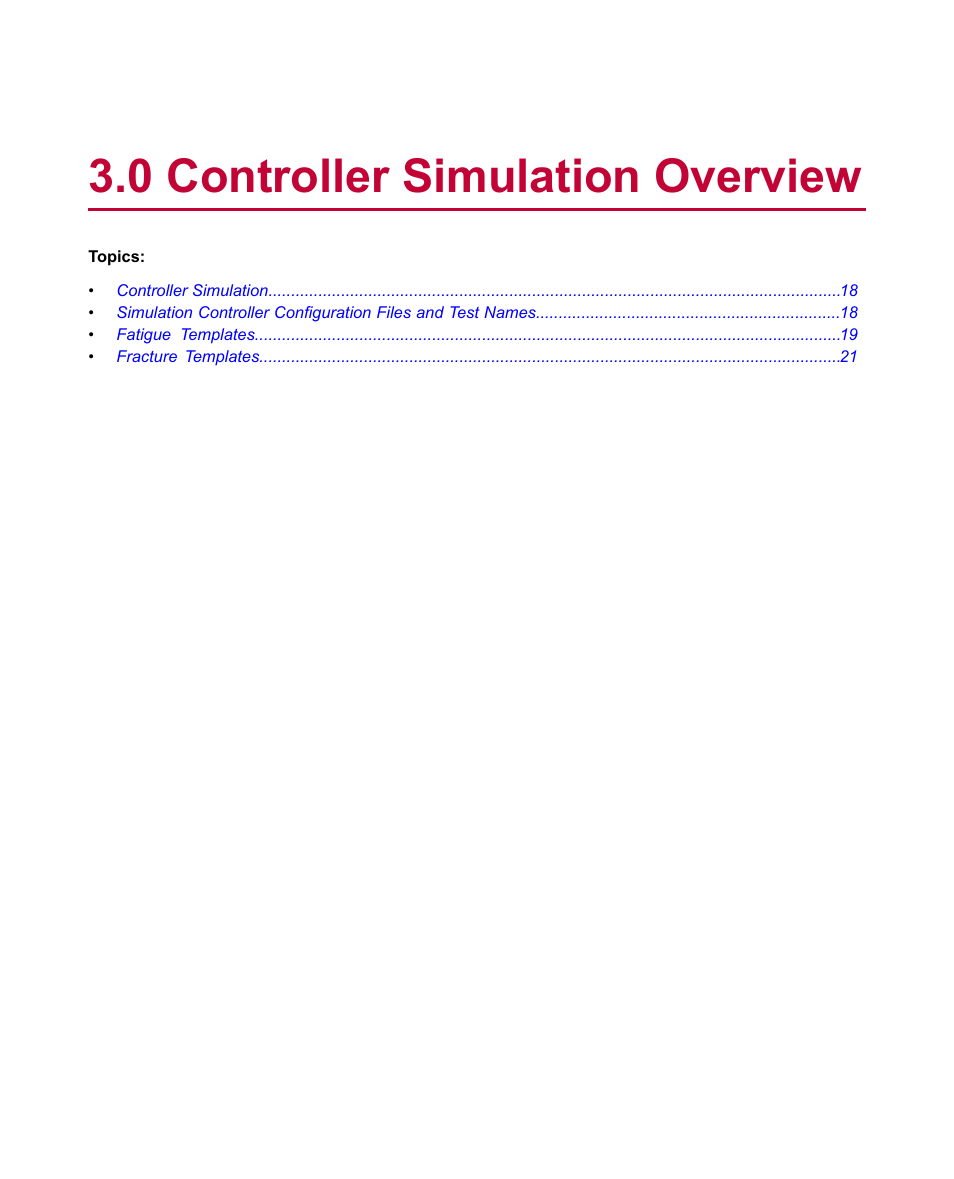 0 controller simulation overview | MTS Multipurpose Simulated User Manual | Page 17 / 100