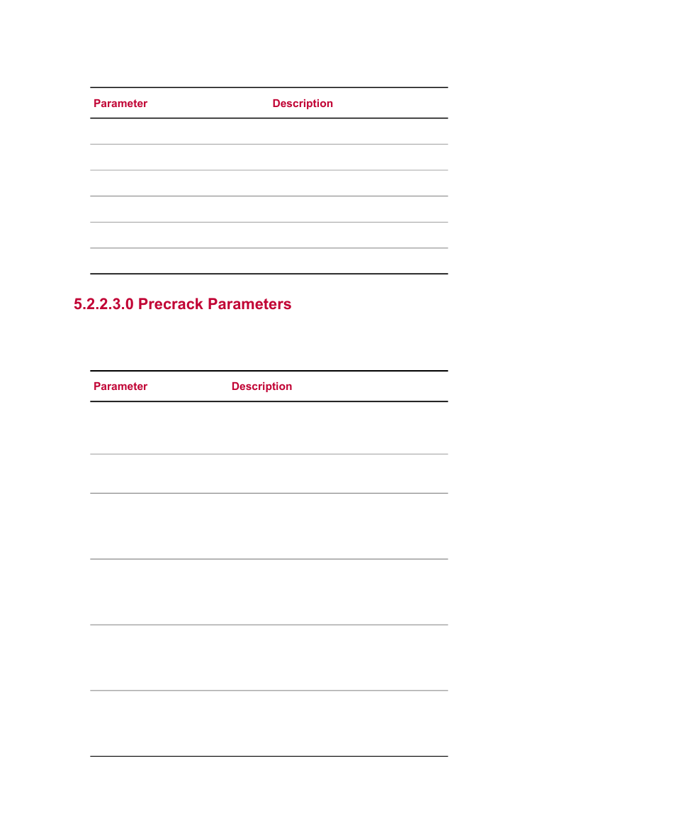0 precrack parameters | MTS Multipurpose Simulated User Manual | Page 33 / 100