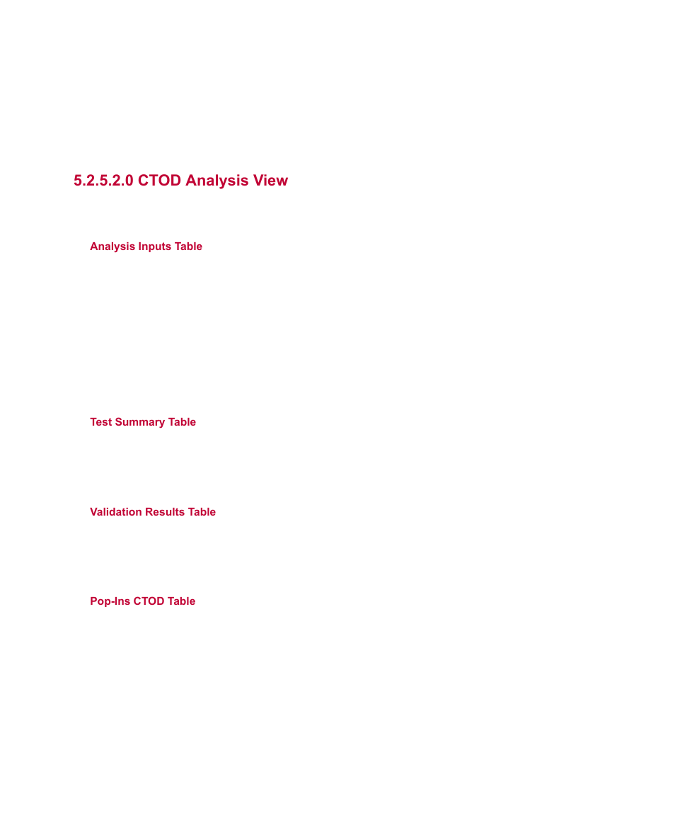 0 ctod analysis view | MTS Multipurpose Simulated User Manual | Page 41 / 100