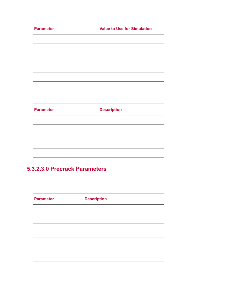 0 precrack parameters | MTS Multipurpose Simulated User Manual | Page 45 / 100